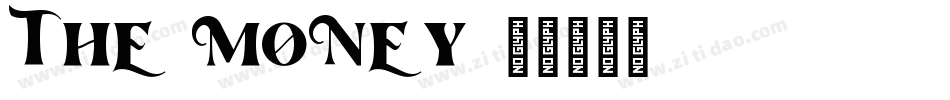 the money字体转换